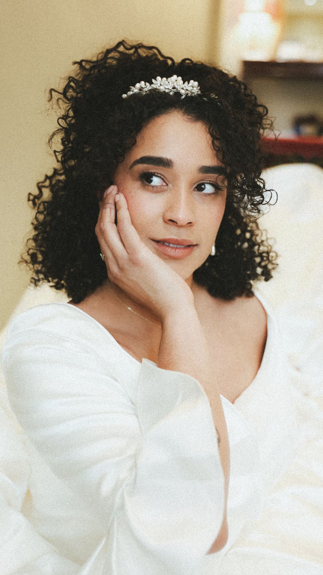 Tight Curl wedding hair